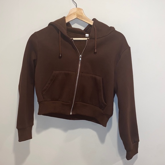 Brown zip up sweater! - Picture 1 of 3